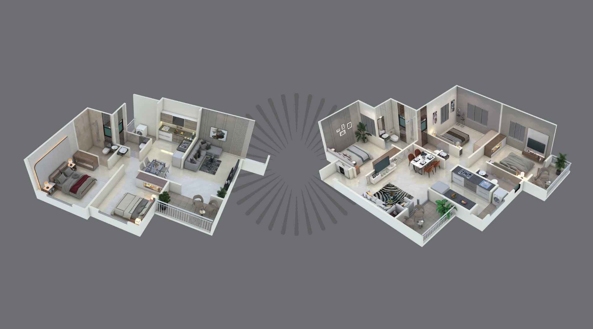 Sai-Siddha-Lenora-Cut-Floorplan-2-&-3-BHK